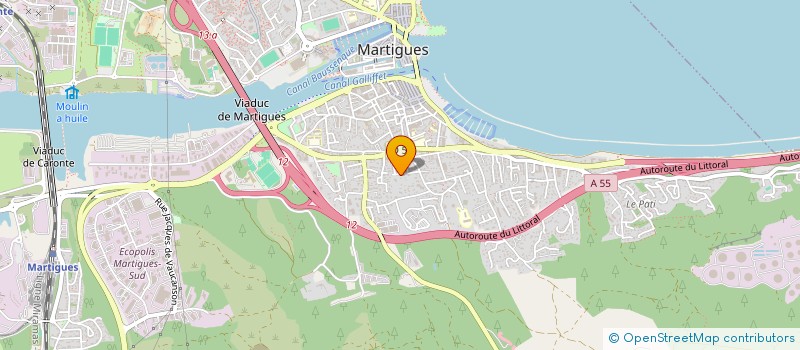 localisation de l'entreprise SCI EDEL  MARTIGUES