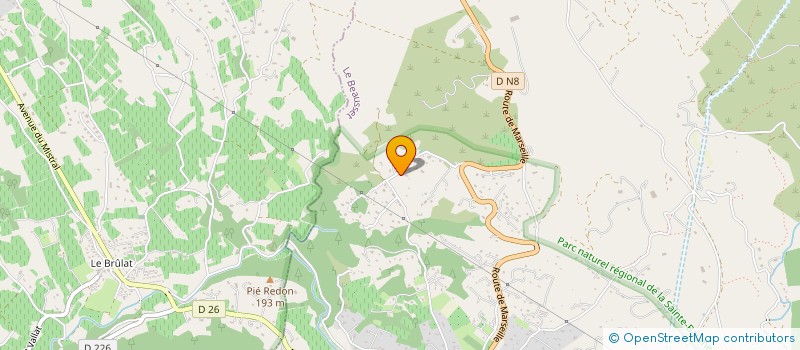 localisation de l'entreprise SCI EDEL  LE BEAUSSET