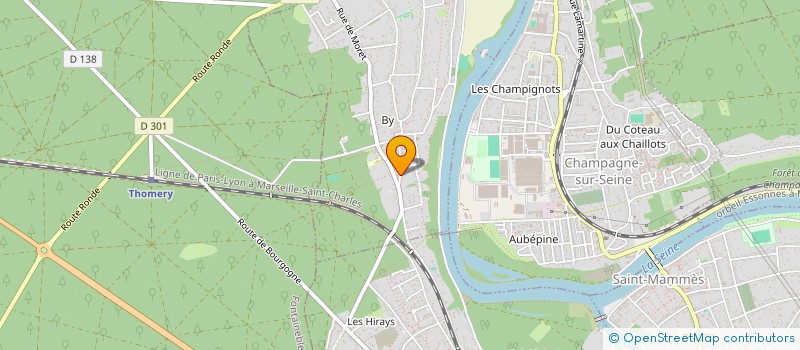 localisation de l'entreprise SCI EDELCO IMMO LOIRET  THOMERY