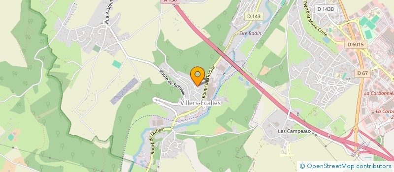 localisation de l'entreprise SCI EDELINE  VILLERS-ECALLES