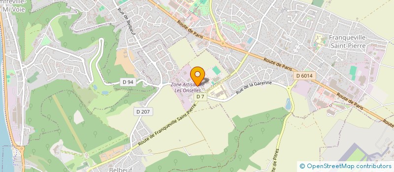 localisation de l'entreprise SCI EDELINE  LE MESNIL-ESNARD