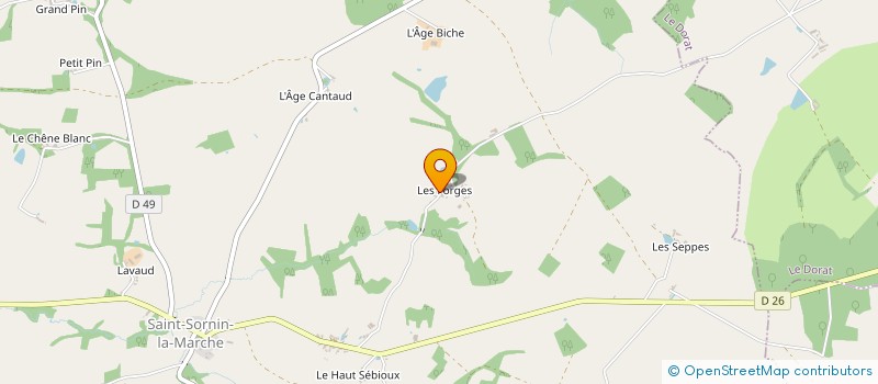 localisation de l'entreprise SCI EDELINE à SAINT-SORNIN-LA-MARCHE