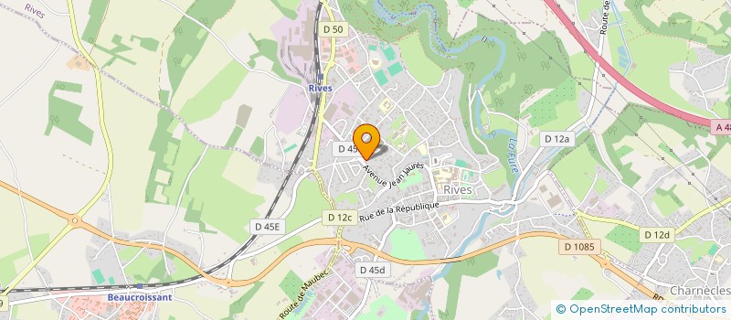 localisation de l'entreprise SCI EDELWEIS à RIVES
