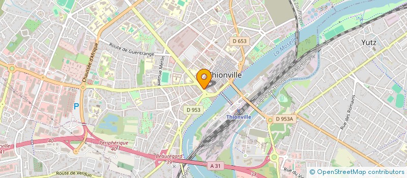localisation de l'entreprise SCI EDELWEISS à THIONVILLE