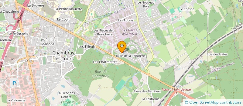 localisation de l'entreprise SCI EDELWEISS  CHAMBRAY-LES-TOURS