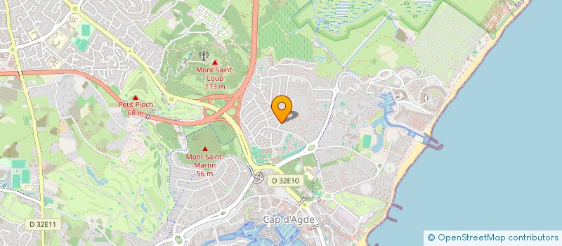 localisation de l'entreprise SCI EDELWEISS  AGDE