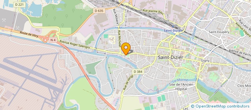 localisation de l'entreprise SCI EDELWEISS à SAINT-DIZIER