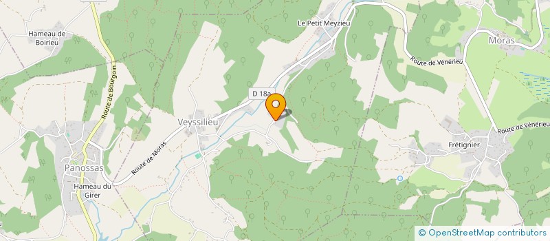 localisation de l'entreprise SCI EDELWEISS  VEYSSILIEU