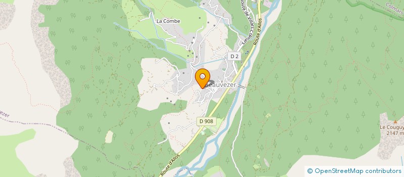 localisation de l'entreprise SCI EDELWEISS  LE FUGERET