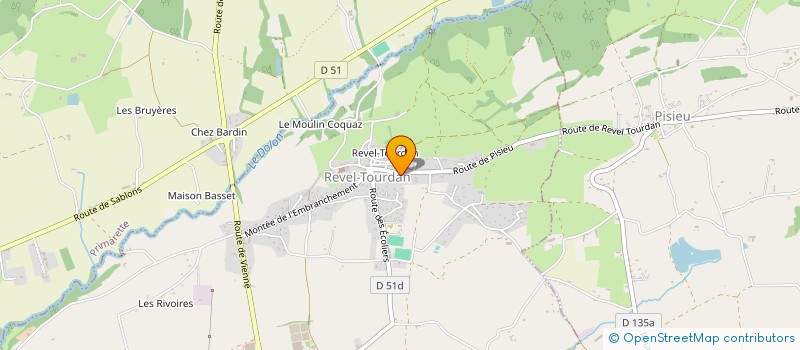 localisation de l'entreprise SCI EDELWEISS  REVEL-TOURDAN