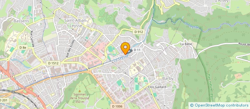 localisation de l'entreprise SCI EDELWEISS  BARBERAZ