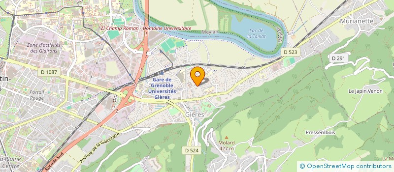 localisation de l'entreprise SCI EDELWEISS  GIERES