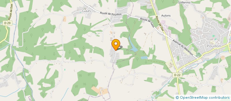 localisation de l'entreprise SCI EDELWEISS  GAAS