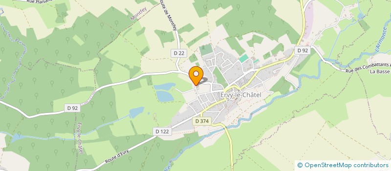 localisation de l'entreprise SCI EDELWEISS & CO  ERVY-LE-CHATEL