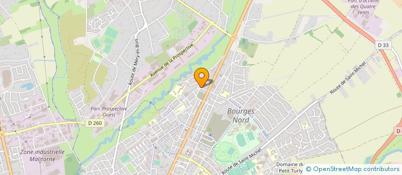 localisation de l'entreprise SCI EDEN 123  BOURGES