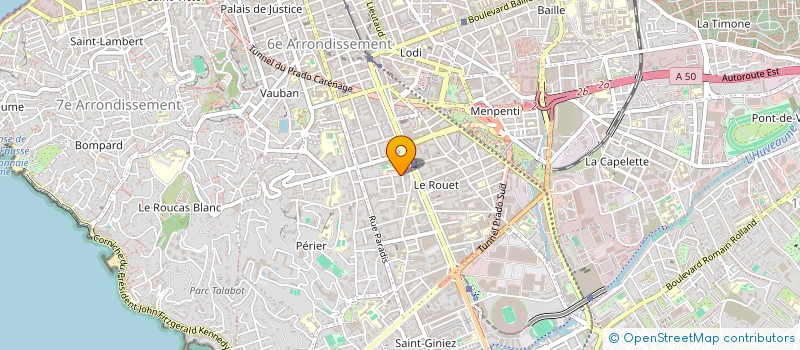 localisation de l'entreprise SCI EDEN à MARSEILLE