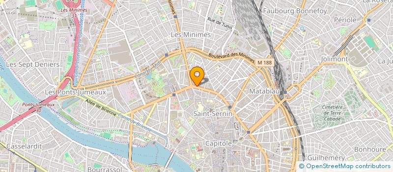 localisation de l'entreprise SCI EDEN à TOULOUSE