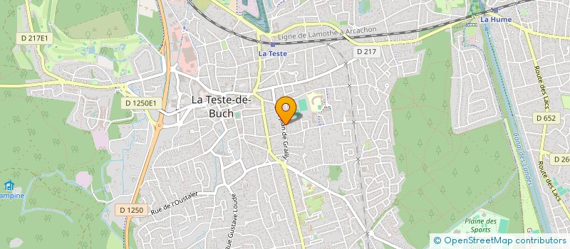 localisation de l'entreprise SCI EDEN à LA TESTE-DE-BUCH