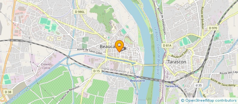 localisation de l'entreprise SCI EDEN  ARLES