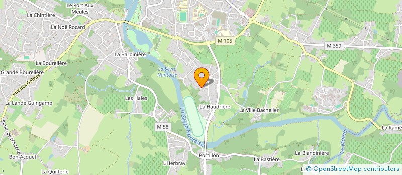 localisation de l'entreprise SCI EDEN  VERTOU