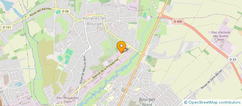 localisation de l'entreprise SCI EDEN  BOURGES