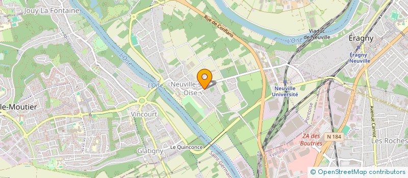 localisation de l'entreprise SCI EDEN  PONTOISE