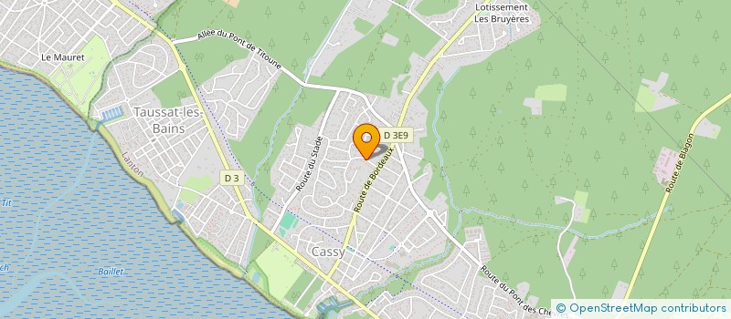 localisation de l'entreprise SCI EDEN  LANTON