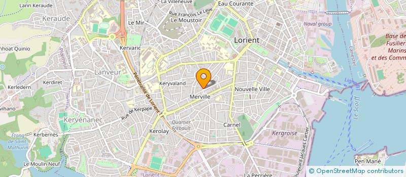 localisation de l'entreprise SCI EDEN  LORIENT