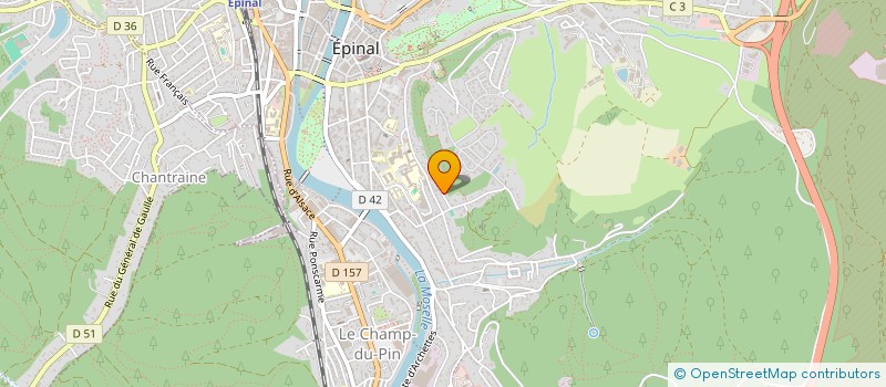 localisation de l'entreprise SCI EDEN à EPINAL