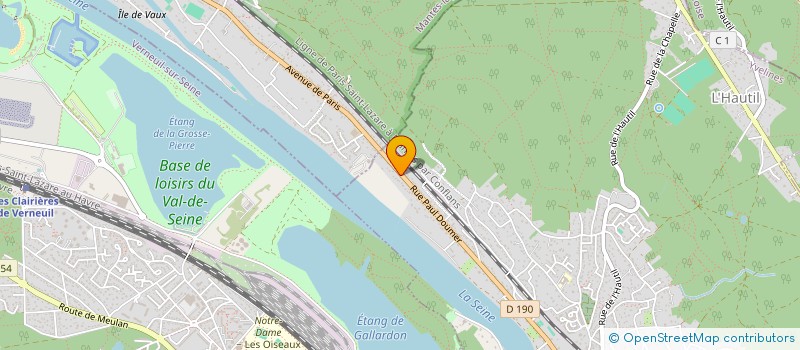 localisation de l'entreprise SCI EDEN  TRIEL-SUR-SEINE