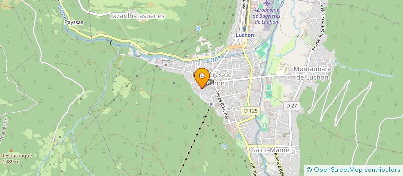 localisation de l'entreprise SCI EDEN  BAGNERES-DE-LUCHON