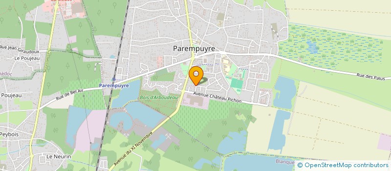localisation de l'entreprise SCI EDEN  PAREMPUYRE