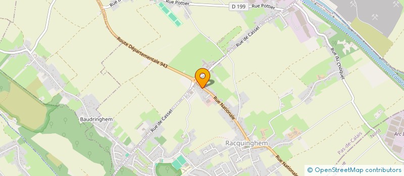 localisation de l'entreprise SCI EDEN  WITTES