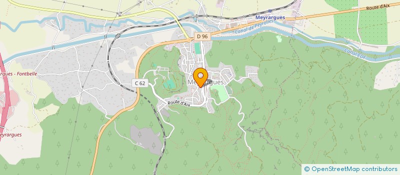 localisation de l'entreprise SCI EDEN-AVA  MEYRARGUES