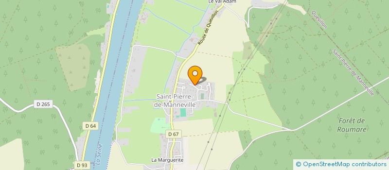 localisation de l'entreprise SCI EDEN'HORSES  SAINT-PIERRE-DE-MANNEVILLE