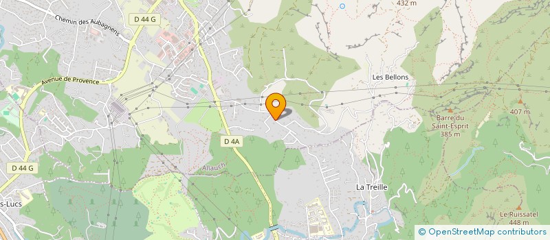 localisation de l'entreprise SCI EDEN-IMMO 2A  ALLAUCH