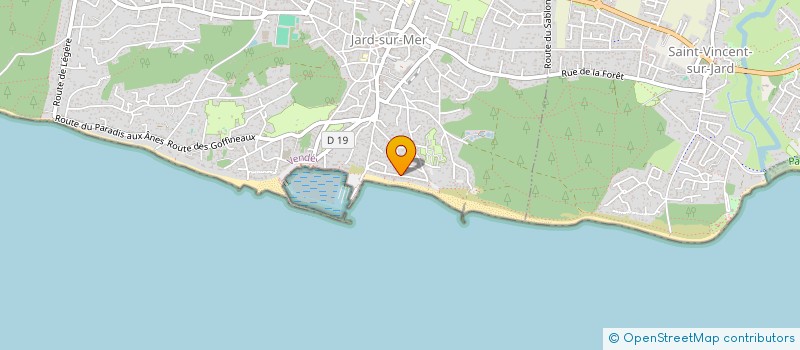 localisation de l'entreprise SCI EDEN INVESTISSEMENTS à JARD-SUR-MER