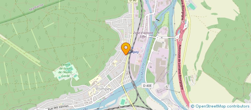 localisation de l'entreprise SCI EDEN'LOFT  POMPEY