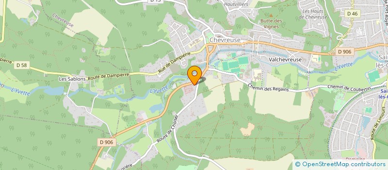 localisation de l'entreprise SCI EDEN ONE  CHEVREUSE