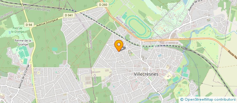 localisation de l'entreprise SCI EDEN ORNELLA  VILLECRESNES