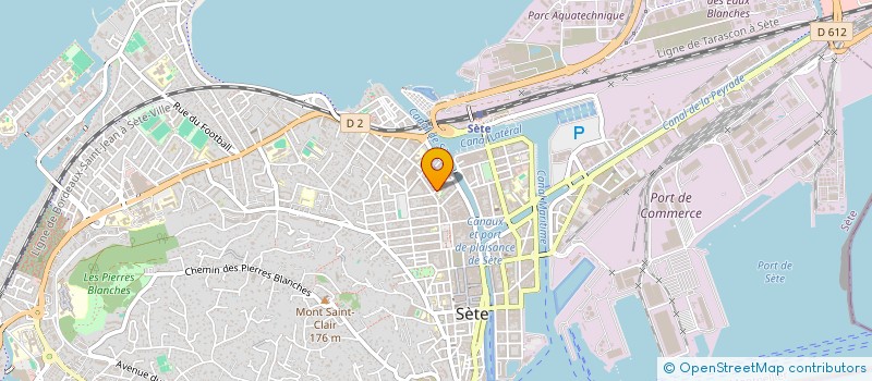 localisation de l'entreprise SCI EDEN PALM  SETE