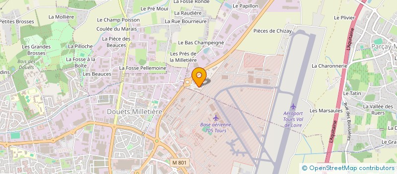 localisation de l'entreprise SCI EDEN TRUCKS  PARCAY-MESLAY