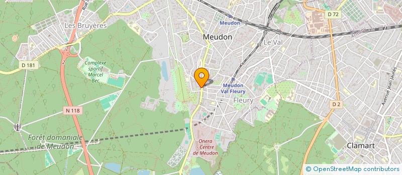 localisation de l'entreprise SCI EDENEVA à MEUDON