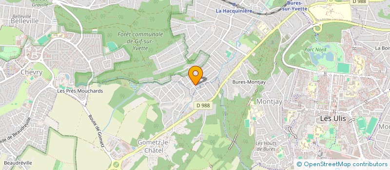 localisation de l'entreprise SCI EDENIMMO à BURES-SUR-YVETTE