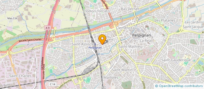 localisation de l'entreprise SCI EDENYA  PERPIGNAN
