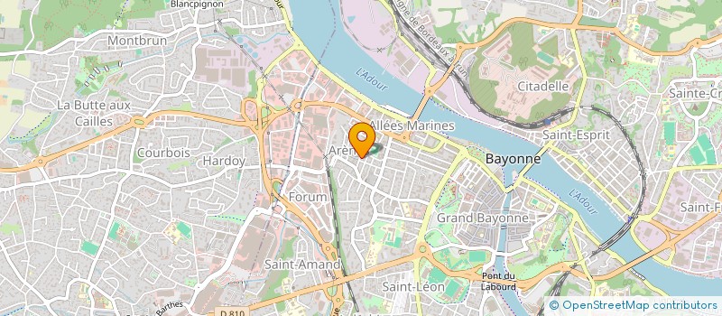 localisation de l'entreprise SCI EDERENA à BAYONNE