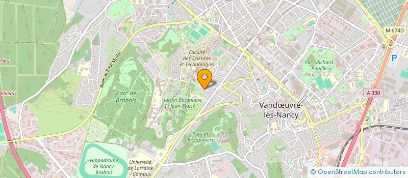 localisation de l'entreprise SCI EDERIC  VANDUVRE-LES-NANCY