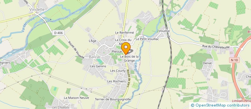localisation de l'entreprise SCI EDESA à BALZAC