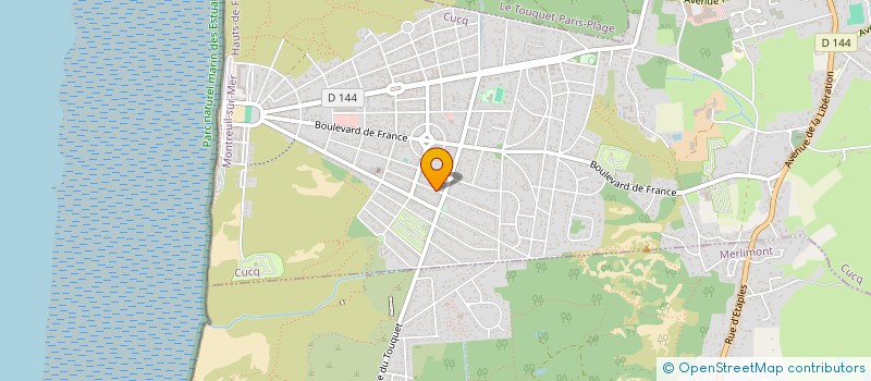 localisation de l'entreprise SCI EDESSE à CUCQ