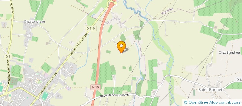 localisation de l'entreprise SCI EDGAMAX  BARBEZIEUX-SAINT-HILAIRE